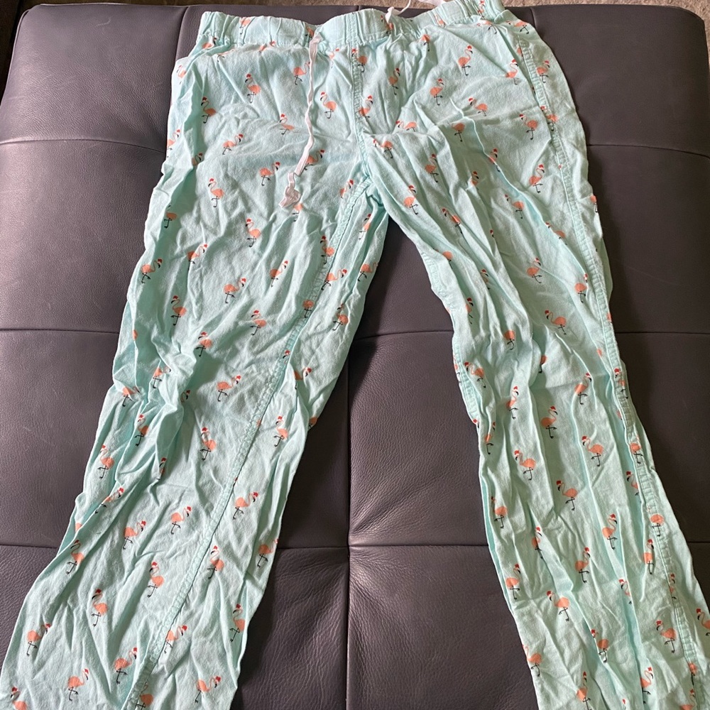 J Crew flamingo pajama pants